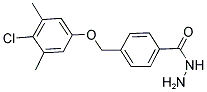 4-(4-CHLORO-3,5-DIMETHYL-PHENOXYMETHYL)-BENZOIC ACID HYDRAZIDE Struktur