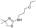 (4,4-DIMETHYL-4,5-DIHYDRO-THIAZOL-2-YL)-(3-ETHOXY-PROPYL)-AMINE Struktur