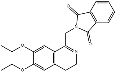 2-[(6,7-DIETHOXY-3,4-DIHYDRO-1-ISOQUINOLINYL)METHYL]-1H-ISOINDOLE-1,3(2H)-DIONE Struktur