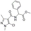 METHYL 2-([(5-CHLORO-1,3-DIMETHYL-1H-PYRAZOL-4-YL)CARBONYL]AMINO)-2-PHENYLACETATE Struktur