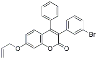 7-ALLYLOXY-3(3'-BROMOPHENYL)-4-PHENYL COUMARIN Struktur