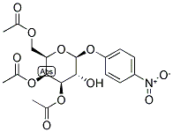 P-NITROPHENYL 3,4,6-TRI-O-ACETYL-BETA-D-GALACTOPYRANOSIDE Struktur