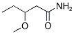 3-METHOXYPENTANAMIDE Struktur
