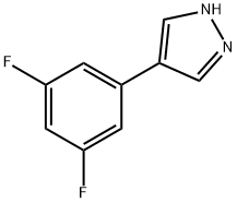 4-(3,5-DIFLUOROPHENYL)-1H-PYRAZOLE Struktur