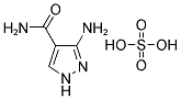 3-AMINO-4-CARBOXAMIDOPYRAZOLIUM HYDROGEN SULFATE Struktur