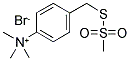 [4-(TRIMETHYLAMMONIUM)BENZYL] METHANETHIOSULFONATE BROMIDE Struktur