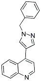 4-(1-BENZYL-1H-PYRAZOL-4-YL)QUINOLINE Struktur