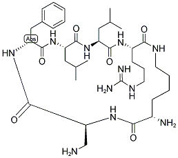 CYCLO-[D-PHE-LEU-LEU-ARG-LYS(DAP)] Struktur