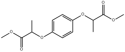 METHYL 2-[4-(2-METHOXY-1-METHYL-2-OXOETHOXY)PHENOXY]PROPANOATE Struktur