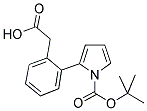 2-(2'-N-BOC-PYRROLE)PHENYLACETIC ACID Struktur