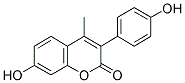 7-HYDROXY-3-(4'-HYDROXYPHENYL)-4-METHYL COUMARIN Struktur