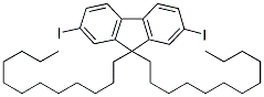 2,7-DIIODO-9,9-DIDODECANE-9H-FLUORENE Struktur