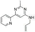 N-ALLYL-2-METHYL-6-PYRIDIN-2-YLPYRIMIDIN-4-AMINE Struktur