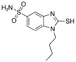 1-BUTYL-2-MERCAPTO-1H-BENZOIMIDAZOLE-5-SULFONIC ACID AMIDE Struktur