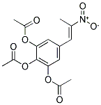 1-(3,4,5-TRIACETOXYPHENYL)-2-NITROPROPENE Struktur