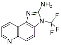 2-AMINO-3-(TRIFLUOROMETHYL)-3H-IMIDAZO[4,5-F]QUINOLINE Struktur