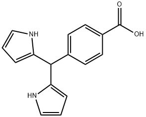 4-[DI(1H-PYRROL-2-YL)METHYL]BENZENECARBOXYLIC ACID Struktur