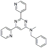 N-BENZYL-N-METHYL-6-PYRIDIN-2-YL-2-PYRIDIN-3-YLPYRIMIDIN-4-AMINE Struktur