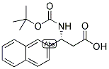 BOC-(R)-3-AMINO-3-(2-NAPHTHYL)-PROPIONIC ACID Struktur