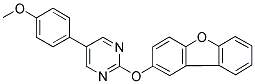 2-(DIBENZO[B,D]FURAN-2-YLOXY)-5-(4-METHOXYPHENYL)PYRIMIDINE Struktur