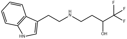 1,1,1-TRIFLUORO-4-([2-(1H-INDOL-3-YL)ETHYL]AMINO)-2-BUTANOL Struktur