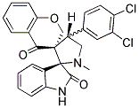 CHROMAN-4'-ONE-3'-SPIRO-3-N-METHYL-4-(3,4-DICHLOROPHENYL)-PYRROLIDINE-2-SPIRO-3-OXINDOLE 3B Struktur