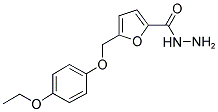 5-(4-ETHOXY-PHENOXYMETHYL)-FURAN-2-CARBOXYLIC ACID HYDRAZIDE Struktur