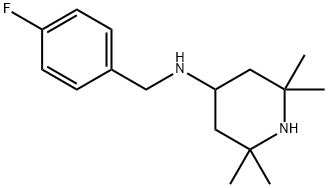 (4-FLUORO-BENZYL)-(2,2,6,6-TETRAMETHYL-PIPERIDIN-4-YL)-AMINE Struktur