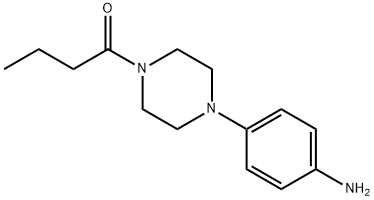 1-[4-(4-AMINO-PHENYL)-PIPERAZIN-1-YL]-BUTAN-1-ONE Struktur