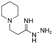 1-PIPERIDINEPROPANIMIDIC ACID, HYDRAZIDE Struktur