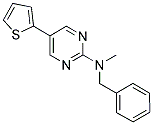 N-BENZYL-N-METHYL-5-THIEN-2-YLPYRIMIDIN-2-AMINE Struktur