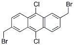 9,10-DICHLORO-2,6(7)-BIS(BROMOMETHYL)ANTHRACENE Struktur