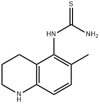 N-(6-METHYL-1,2,3,4-TETRAHYDRO-5-QUINOLINYL)THIOUREA Struktur