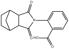 2-(3,5-DIOXO-4-AZATRICYCLO[5.2.1.0(2,6)]DEC-4-YL)-BENZOIC ACID Struktur