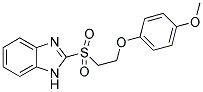 2-([2-(4-METHOXYPHENOXY)ETHYL]SULFONYL)-1H-BENZIMIDAZOLE Struktur