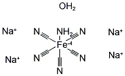 SODIUM PENTACYANOAMMINE FERROATE(II) N-HYDRATE Struktur