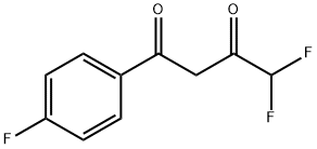 4,4-DIFLUORO-1-(4-FLUORO-PHENYL)-BUTANE-1,3-DIONE Struktur