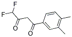 1-(3,4-DIMETHYL-PHENYL)-4,4-DIFLUOROBUTANE-1,3-DIONE Struktur