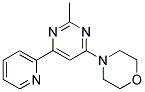 4-(2-METHYL-6-PYRIDIN-2-YLPYRIMIDIN-4-YL)MORPHOLINE Struktur