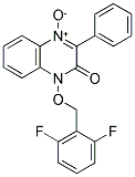 1-[(2,6-DIFLUOROBENZYL)OXY]-3-PHENYLQUINOXALIN-2(1H)-ONE 4-OXIDE Struktur