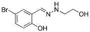 5-BROMO-2-HYDROXYBENZENECARBALDEHYDE N-(2-HYDROXYETHYL)HYDRAZONE Struktur