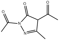 2,4-DIACETYL-5-METHYL-2,4-DIHYDRO-3H-PYRAZOL-3-ONE Struktur