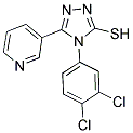 4-(3,4-DICHLORO-PHENYL)-5-PYRIDIN-3-YL-4H-[1,2,4]TRIAZOLE-3-THIOL Struktur