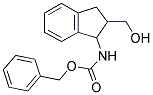 (2-HYDROXYMETHYL-INDAN-1-YL)-CARBAMIC ACID BENZYL ESTER Struktur