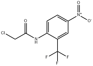 2-CHLORO-N-(4-NITRO-2-TRIFLUOROMETHYL-PHENYL)-ACETAMIDE Struktur