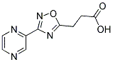 3-(3-PYRAZIN-2-YL-1,2,4-OXADIAZOL-5-YL)PROPANOIC ACID Struktur