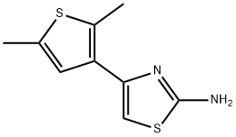 4-(2,5-DIMETHYL-THIOPHEN-3-YL)-THIAZOL-2-YLAMINE Struktur