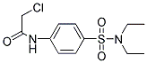 2-CHLORO-N-(4-DIETHYLSULFAMOYL-PHENYL)-ACETAMIDE Struktur