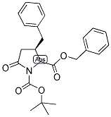 (4R)-BOC-4-BENZYL-PYR-OBZL Struktur