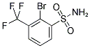 2-BROMO-3-(TRIFLUOROMETHYL)BENZENESULPHONAMIDE Struktur